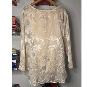 Vintage Victoria’s Secret Gold Label Satin Pajama Set Size M